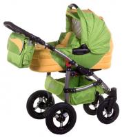 купить Коляска 3 в 1 (с автокреслом) Tako Warrior фисташковый - желтый 620487