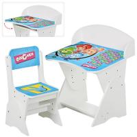 купить Регулируемая парта со стульчиком ML-315-14-1 (белая)