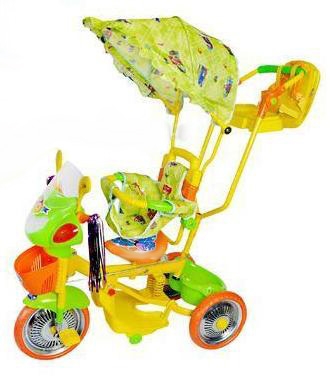 Детский трехколесный велосипед с ручкой Bambi WS 849 B