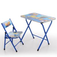 купить Детский складной столик Миньоны A19-MN со стульчиком