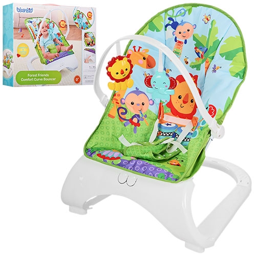 Детский шезлонг Bambi M 3251-1 вибро