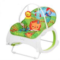 купить Шезлонг – качалка на широких дугах M 3248-1 подвески, музыка (6 мелодий)