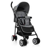купить Коляска для детей BAMBI M 3458-2-11 прогулочная трость книжка глубокая крыша (серая)
