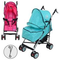 купить Коляска детская ARIA S1-4 прогулочная (бирюзовая, малиновая)