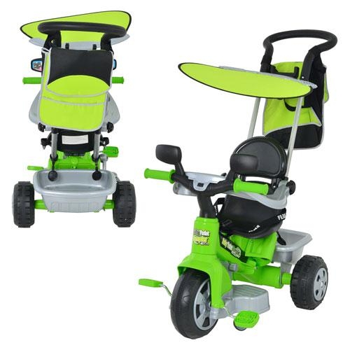 Детский трехколесный велосипед 700009714 Feber Baby Twist Complet (зеленый)