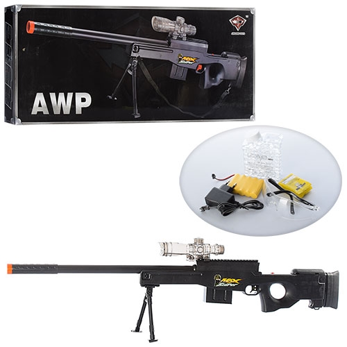 Детская снайперка T02 копия AWP на водяных пулях (102см)