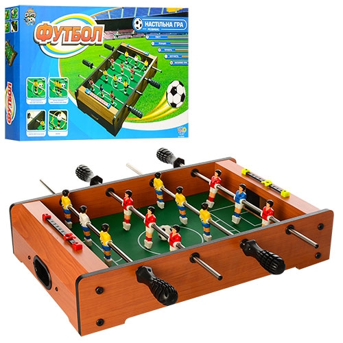 Детский настольный футбол LIMO TOY HG 235AN деревянный на штангах