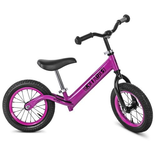 Беговел для детей 12 дюймов PROFI KIDS M 3844A-3 резиновые колеса (розовый)