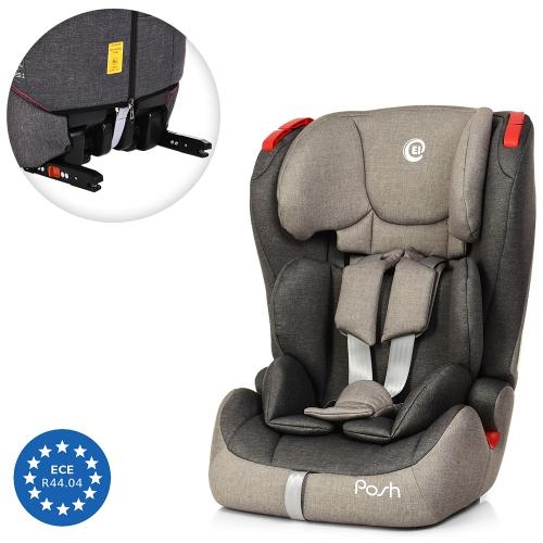 Автокресло для детей El Camino ME 1018-11 POSH система isofit (серое)