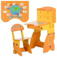 купить Детская парта Растишка W 078 Bambi, стульчик, полочки, ниша