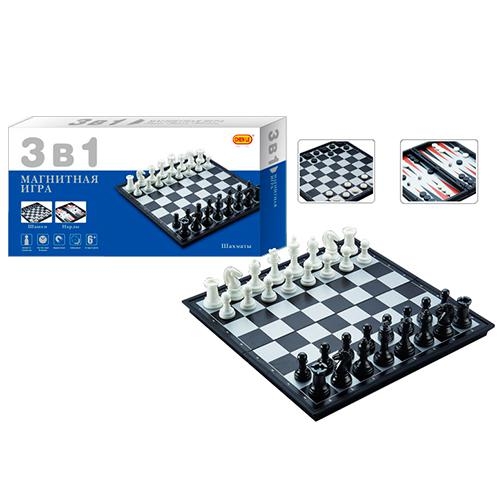 Шахматы на магнитах 8188-8 три игры