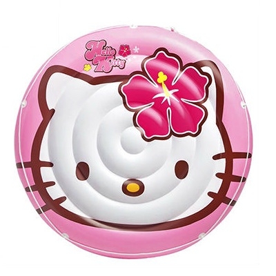 Детский круглый плотик HelloKitty 56513 с веревкой