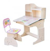 купить Парта-растишка для детей Bambi HB F 2071-02-7 наклон столешницы (розовая)