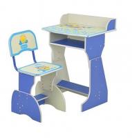 купить Детская растущая парта со стульчиком Bambi HB 2029 A UK-01-7 укр.язык (синяя)
