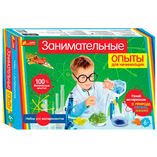 Детский набор для экспериментов 0389 Занимательные опыты для начинающих