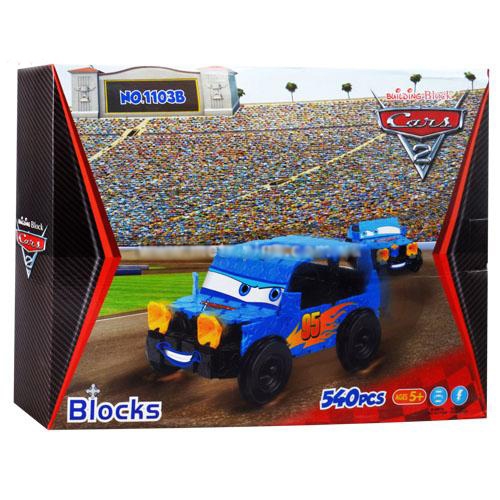 Игровой конструктор 1103 B, Тачки (540 деталей)