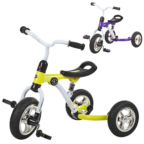 Велосипед для детей три колеса Bambi M 3207A-2 быстросъемные резиновые колеса
