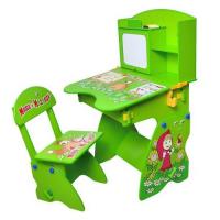 купить Детская парта M 0325 Маша и мишка со стульчиком, регулируемая