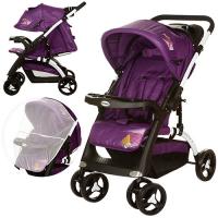 купить Детская коляска - книжка C18-F-9 с перекидной ручкой (фиолетовая)