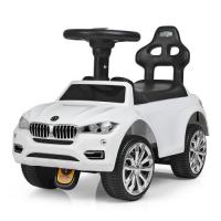 купить Детская каталка-толокар BMW 7661-1 музыка звук и свет (белая)
