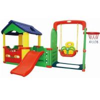 купить Игровой домик JM 804 B, горка, качели, баскетбольное кольцо