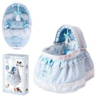 купить Кроватка для куклы DeCuevas 51122 постель и подвеска