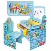 купить Детская парта W 058 с магнитной доской и мольбертом