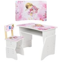 купить Детская парта со стульчиком 905-6 регулируемая высота (девочка)