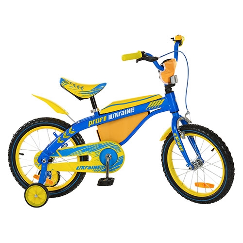 Детский велосипед Profi Ukraine Style 16дюймов 16BX405UK (голубо-желтый)