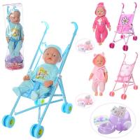 купить Интерактивный пупс с коляской RT07-02CDZ-ABC аксессуары