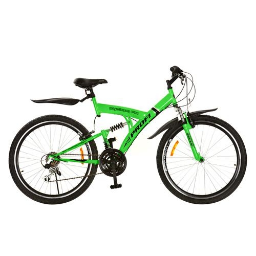 Велосипед спортивный 26 дюймов Profi M2615D Shimano (зеленый)