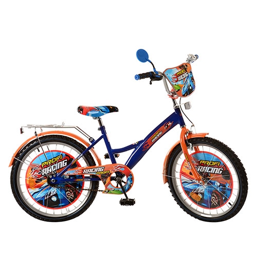 Велосипед детский двухколесный PR2033 PR2043 Prof1 Racing (синий)