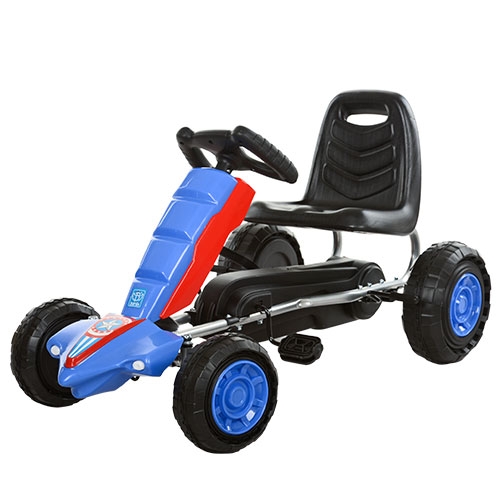 Педальный карт Bambi M 3415-4 ручной тормоз (синий)