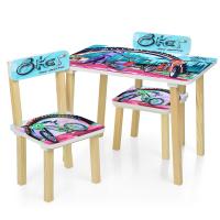 купить Детский столик со стульчиками 501-69 Bikes деревянный