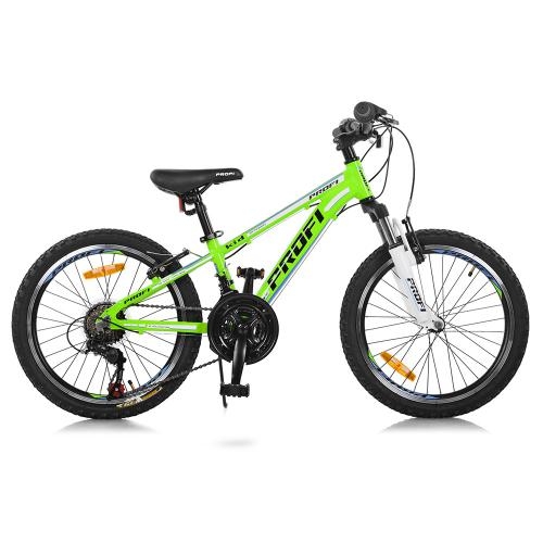 Спортивный велосипед Profi 20 дюймов G20A315-L-2B Shimano (зелено-голубой)