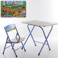 купить Детский складной столик Транспорт A19-TC со стульчиком