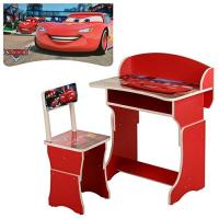 купить Детская парта 301-7 регулируемая по высоте Тачки (красная)