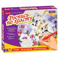 купить Набор для творчества – роспись по холсту 4942 «Котята»