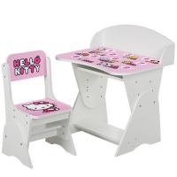 купить Регулируемая парта со стульчиком ML-315-03-1 Helloy kitty (белая, цифры)