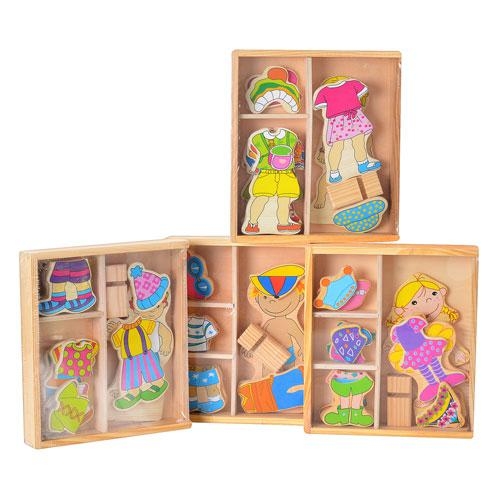 Деревянная игрушка Гардероб Woody MD 0528