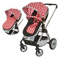 купить Детская коляска 6811-3 универсальная (красно-черная)