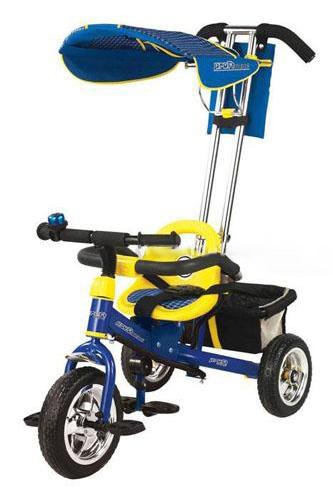 Детский трехколесный велосипед М 0199 PROFI-TRIKE с ручкой