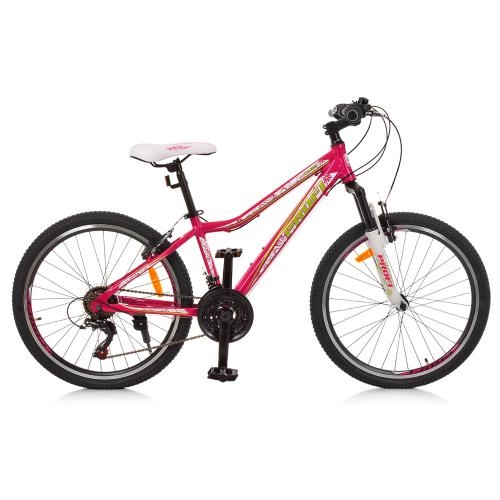 Велосипед 24 дюйма алюминиевая рама 13,5" Profi G24CARE A24.1 Shimano (розовый)