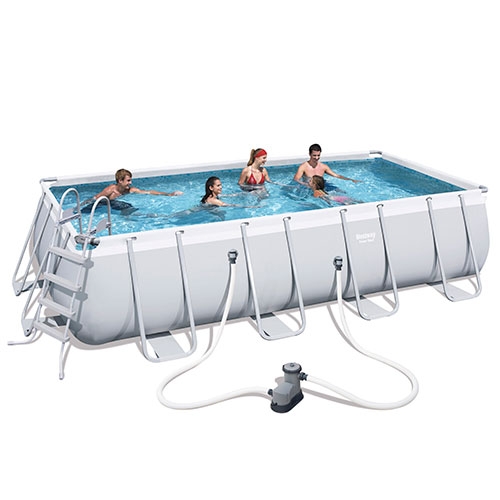 Бассейн каркасный Bestway 56465 с аксессуарами (549-274-122 см)