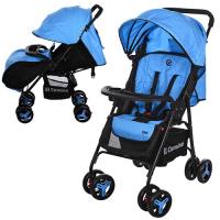 купить Детская прогулочная коляска M 3443L-4 GIFT книжка (голубая)