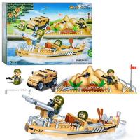 купить Конструктор для детей BANBAO 8239 военная база транспорт (480 деталей)