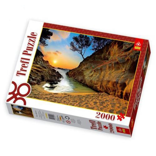 Пазлы 27048 Восход солнца (Коста Брава,Испания)(Trefl пазл) 2000 дет.