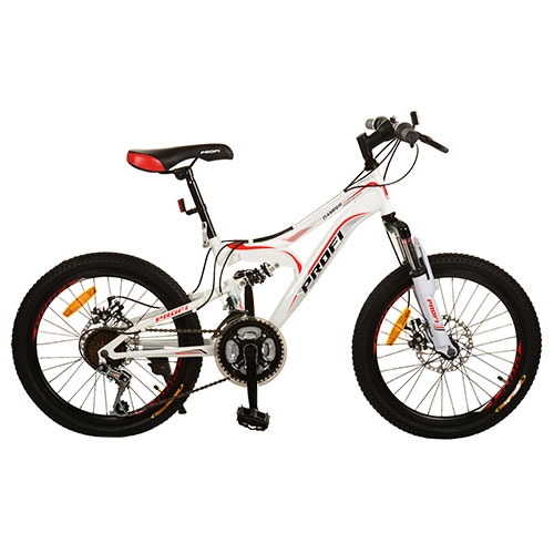 Спортивный велосипед 20 дюймов Profi G20DAMPER S20.2 (красно-белый)