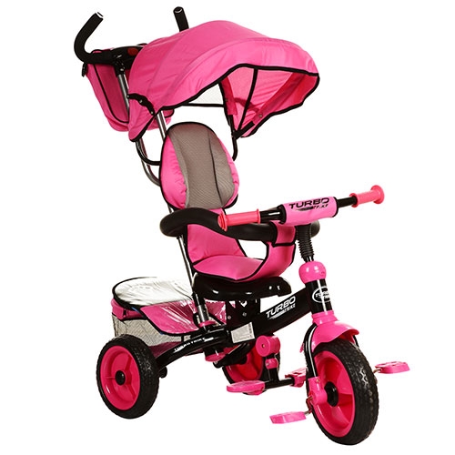 Детский трехколесный велосипед TurboTrike M 3130-1 (розовый)