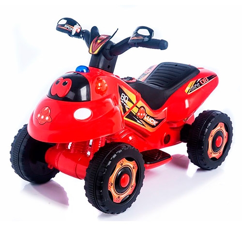 Толокар электромотоцикл M 3558E-3 Bambi 2в1 (красный)